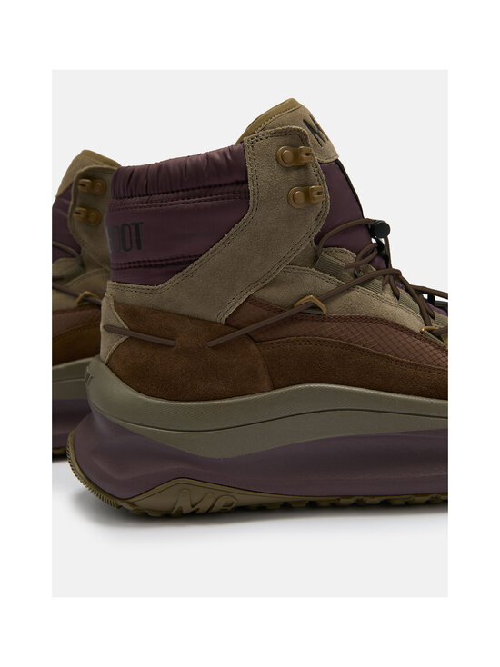 Moon Boot - Moon247 Xlace Mid -nilkkurit - HM04 CARGO GREEN/BERRY BROWN | Stockmann - photo 4