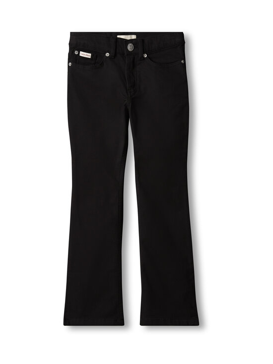 Calvin Klein Kids - Cotton Sateen Flare -housut - BEH PVH BLACK | Stockmann - photo 1