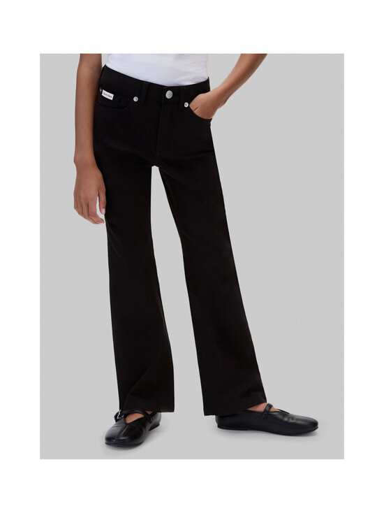 Calvin Klein Kids - Cotton Sateen Flare -housut - BEH PVH BLACK | Stockmann - photo 2