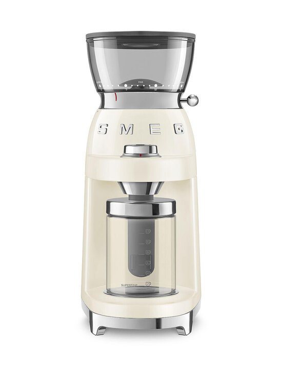 Smeg - CGF03CREU Coffee Grinder -kahvimylly - CREAM WHITE | Stockmann - photo 1