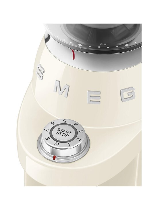 Smeg - CGF03CREU Coffee Grinder -kahvimylly - CREAM WHITE | Stockmann - photo 7