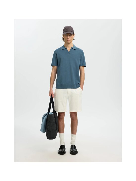 Selected - Slmregular Brody -puuvillasekoiteshortsit - CLOUD DANCER | Stockmann - photo 5