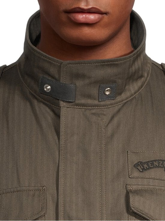 Kenzo - Paris Emblem Military -takki - 97 STONE GREY | Stockmann - photo 5