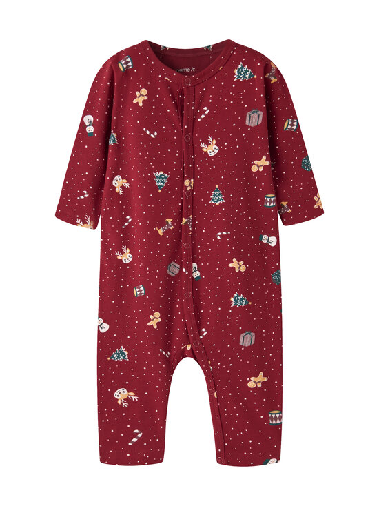 Name It - NbnVismas Nightsuit -yöasu - RED DAHLIA AOP:CHRISTMAS | Stockmann - photo 1