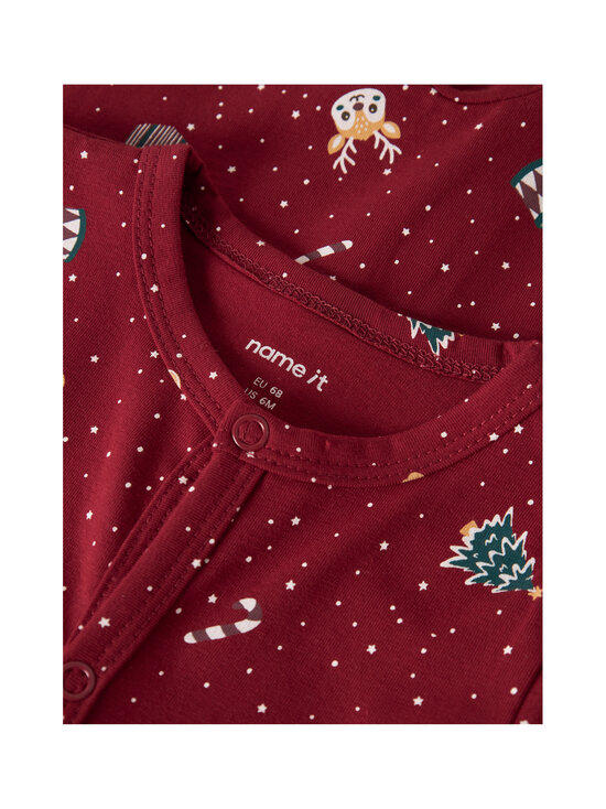 Name It - NbnVismas Nightsuit -yöasu - RED DAHLIA AOP:CHRISTMAS | Stockmann - photo 3