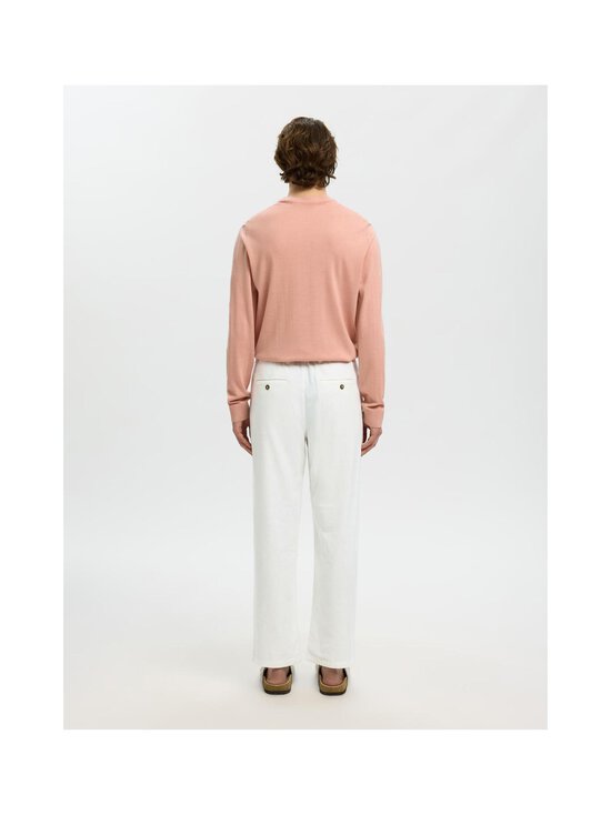 Selected - Brody Loose Linen Blend -housut - CLOUD DANCER | Stockmann - photo 4