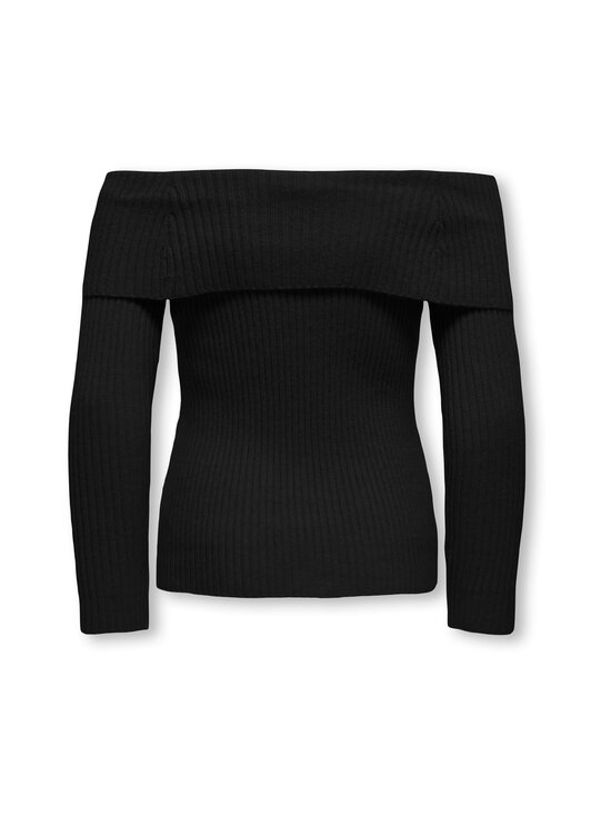 KIDS ONLY - KogKatia Off Shoulder adīts džemperis - BLACK - photo 2 KIDS ONLY - KogKatia Off Shoulder adīts džemperis - BLACK | Stockmann - photo 2