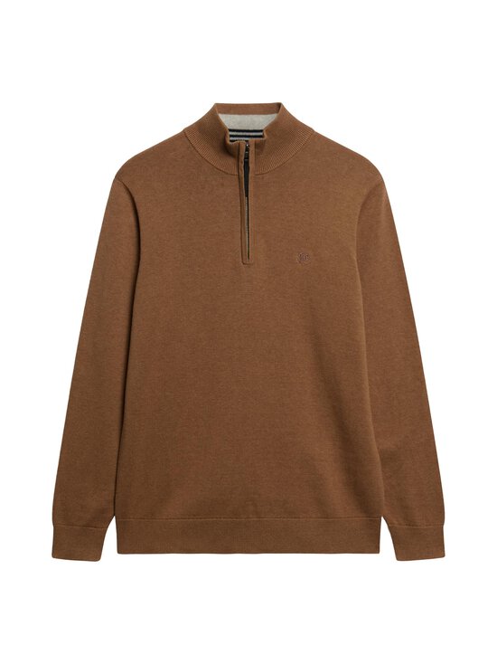 Essentials Cotton Half Zip džemperis