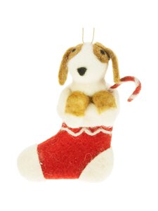 Weiste - Dog In Sock -huopakoriste 13 cm - BROWN | Stockmann