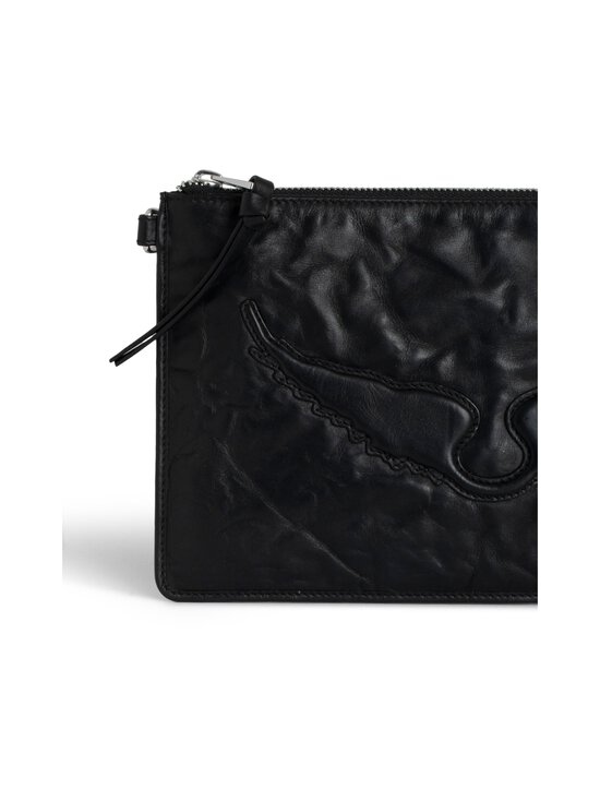 Zadig&Voltaire - Angel Wings Clutch ādas plecu soma - 001 NOIR | Stockmann - photo 4
