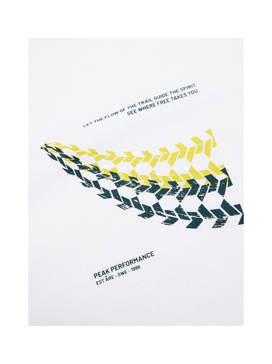 Peak Performance - Explore Graphic t-paita - 340 WHITE/CANARY LIME/ | Stockmann - photo 6
