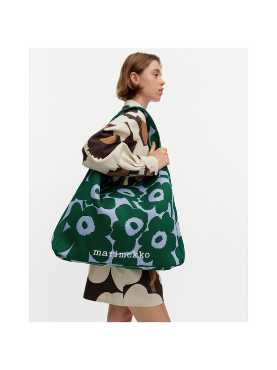 Marimekko - Õlakott Knitted Large Unikko - 650 DARK GREEN, BLUE | Stockmann - photo 4