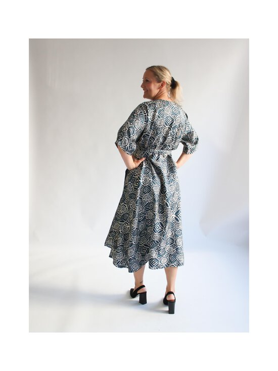 Lili Marleena - Silk Midi Wrap -silkkimekko - BLUE | Stockmann - photo 3