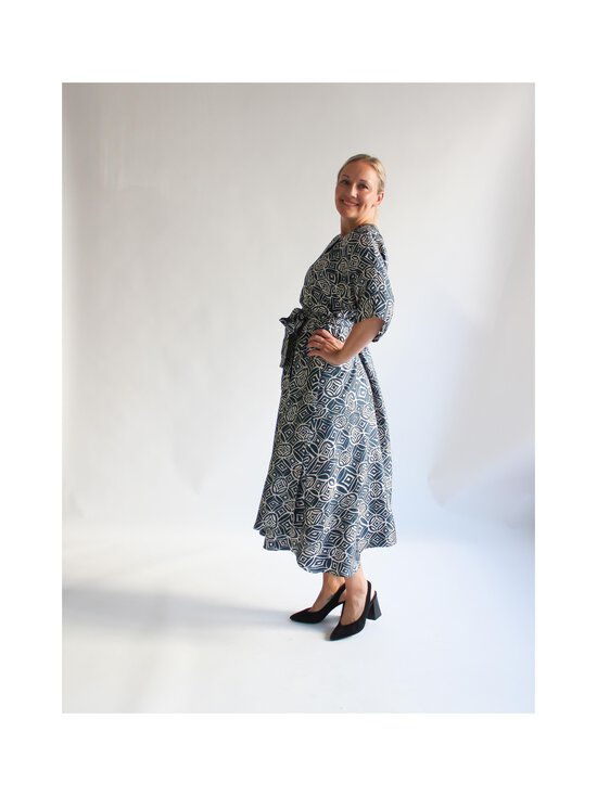 Lili Marleena - Silk Midi Wrap -silkkimekko - BLUE | Stockmann - photo 5