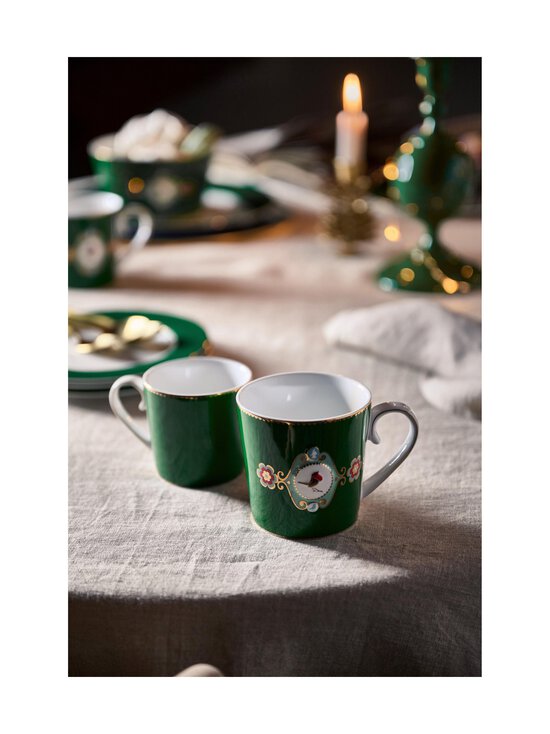 PIP Studio - Love Birds Medallion Large -posliinimuki 250 ml - GREEN - photo 4 PIP Studio - Love Birds Medallion Large -posliinimuki 250 ml - GREEN | Stockmann - photo 4