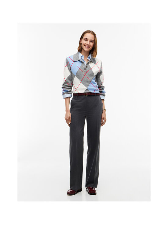 Tommy Hilfiger - Viscose Blend Straight -housut - P7D MEDIUM GREY HEATHER | Stockmann - photo 2