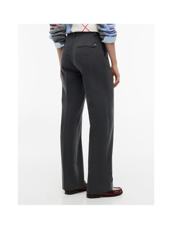 Tommy Hilfiger - Viscose Blend Straight -housut - P7D MEDIUM GREY HEATHER | Stockmann - photo 3
