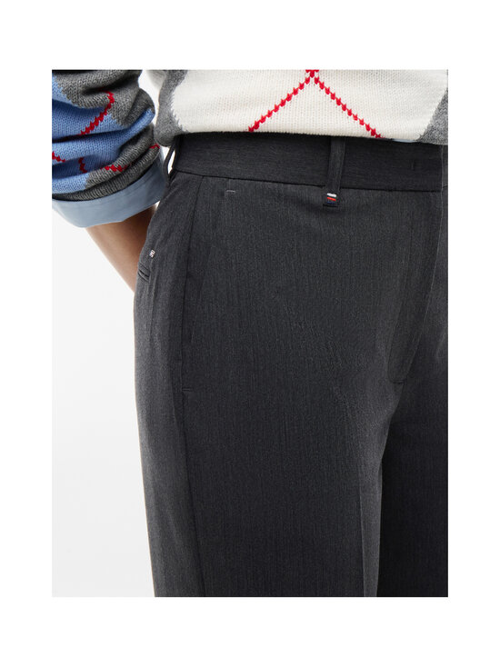 Tommy Hilfiger - Viscose Blend Straight -housut - P7D MEDIUM GREY HEATHER | Stockmann - photo 5