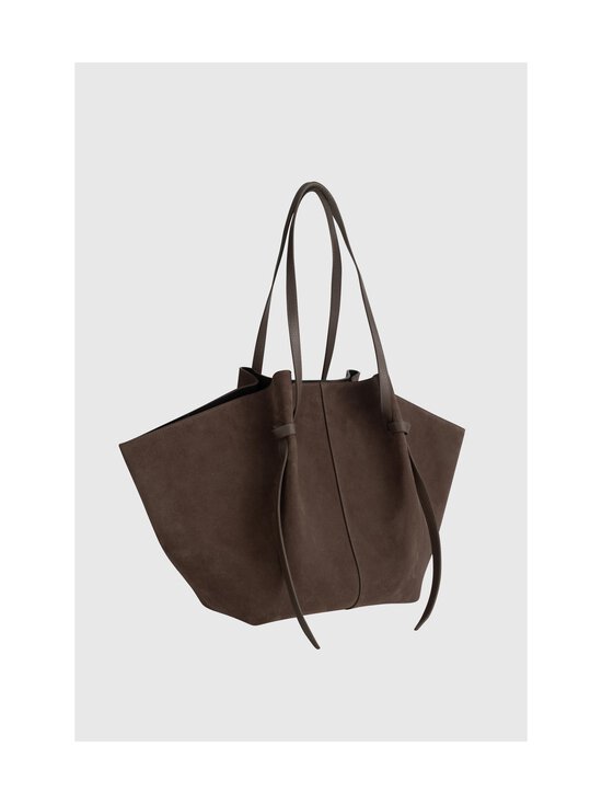 YUZEFI - XL Mochi Suede -nahkalaukku - NUTMEG | Stockmann - photo 2