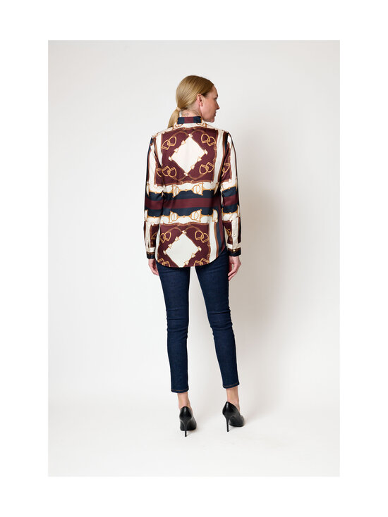 Lauren Ralph Lauren - Kristy kreklblūze - NAVY/CREAM MULTI | Stockmann - photo 4