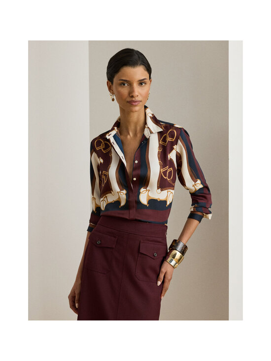 Lauren Ralph Lauren - Kristy kreklblūze - NAVY/CREAM MULTI | Stockmann - photo 6