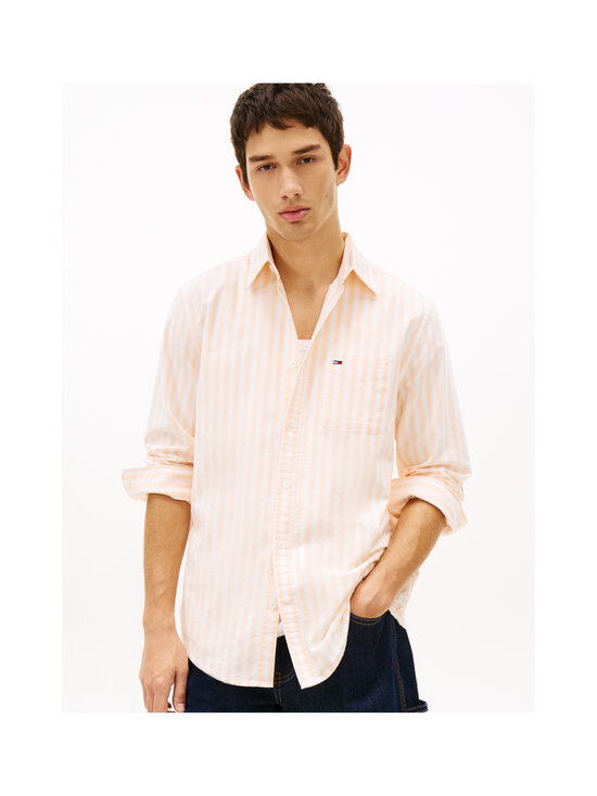 Tommy Jeans - Regular Stripe Oxford krekls ar apkakli - SEV FADED SUN KISS STRIPE | Stockmann - photo 4