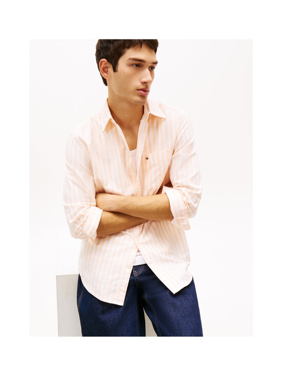 Tommy Jeans - Regular Stripe Oxford krekls ar apkakli - SEV FADED SUN KISS STRIPE | Stockmann - photo 5