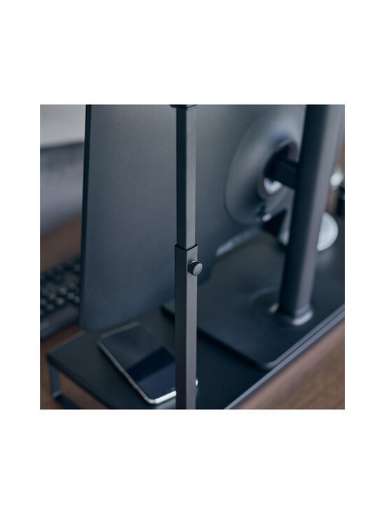 Yamazaki - Tower 2 Tiered Height Adjustable Monitor regulējams monitora statīvs - BLACK | Stockmann - photo 8