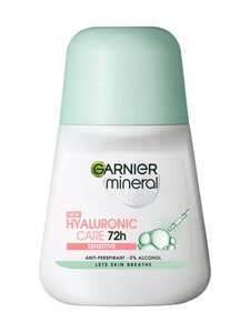 Garnier - Deodorant Mineral Hyaluronic Care 72h Sensitive roll-on antiperspirant, 50 ml Garnier - Deodorant Mineral Hyaluronic Care 72h Sensitive roll-on antiperspirant, 50 ml | Stockmann