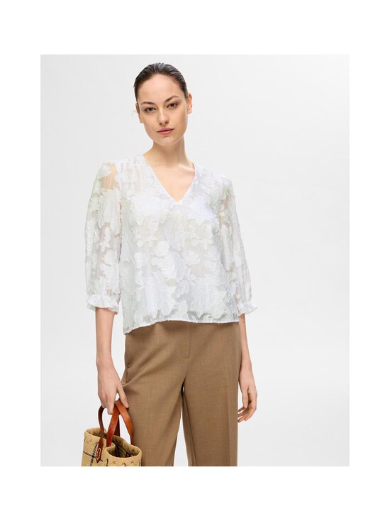 Selected - SlfCathi Sadie -pusero - BRIGHT WHITE - photo 5 Selected - SlfCathi Sadie -pusero - BRIGHT WHITE | Stockmann - photo 5