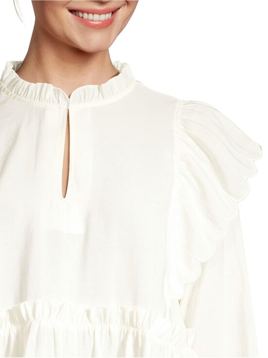 SECOND FEMALE - Terra Frill blūze - 508 TOFU | Stockmann - photo 4