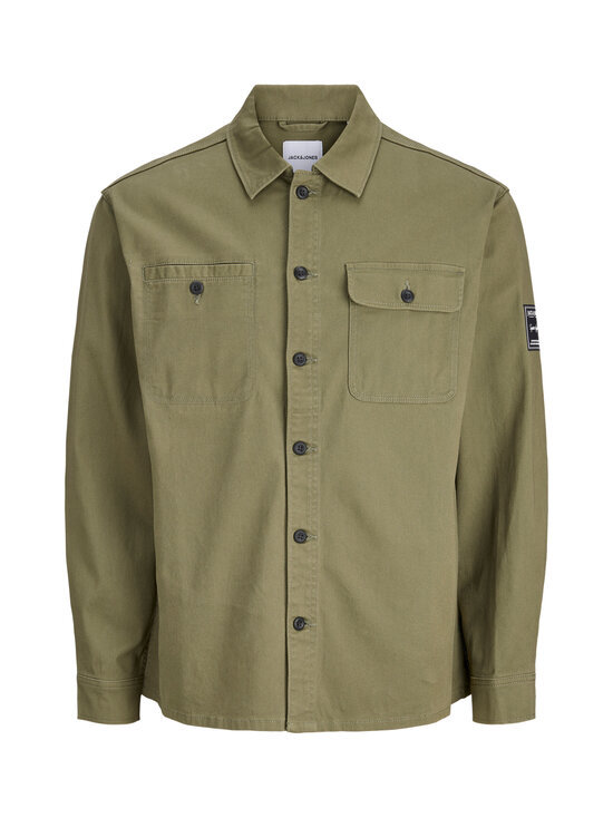 Jack & Jones - JjjeDetroit Overshirt-paitatakki - OLIVE NIGHT | Stockmann - photo 1