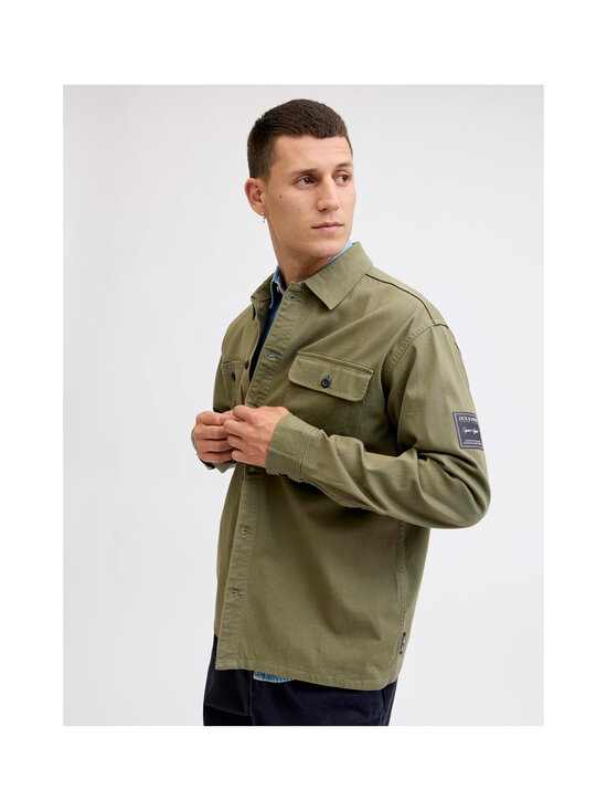 Jack & Jones - JjjeDetroit Overshirt-paitatakki - OLIVE NIGHT | Stockmann - photo 6