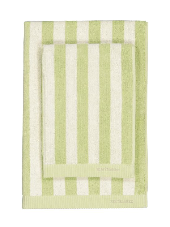 Marimekko - Rätik Kaksi Raitaa - 160 WHITE, LIGHT GREEN | Stockmann - photo 6