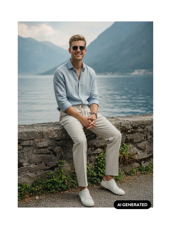BOSS - Levet Jersey -housut - OPEN WHITE | Stockmann - photo 4
