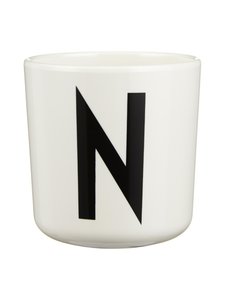 Design Letters - Letter mug, N - VALKOINEN/MUSTA | Stockmann