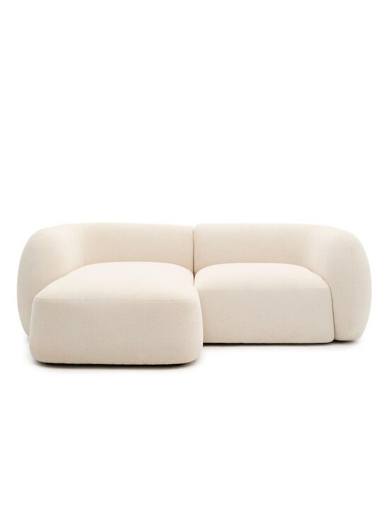 Kave Home - Martina-divaanisohva Nordic-kangas valkoinen L 230 cm / vasen - WHITE | Stockmann - photo 1