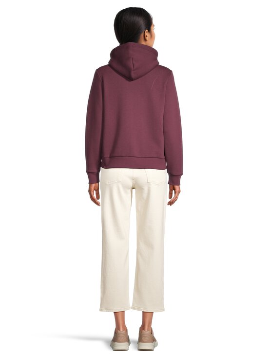 GANT - Regular Tonal Shield Zip džemperis ar kapuci - 656 PLUM WINE | Stockmann - photo 3