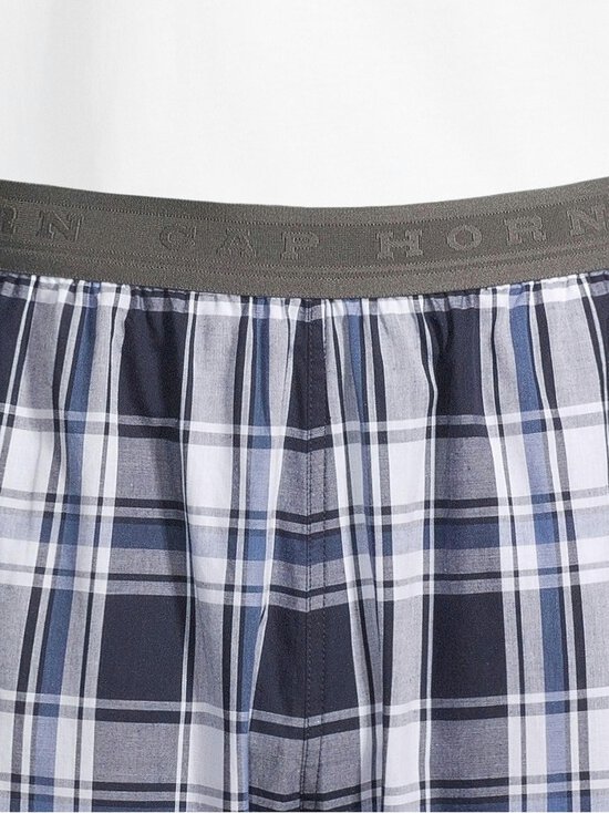 Cap Horn loungewear - Sloane Poplin -pyjamahousut - BLUE CHECK - photo 5 Cap Horn loungewear - Sloane Poplin -pyjamahousut - BLUE CHECK | Stockmann - photo 5