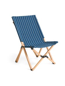 HAY - Kokkupandav tool Outdoor Market Folding Chair - BLUE WITH BEIGE STRIPE | Stockmann