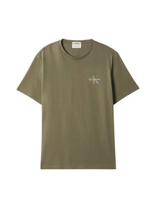 Calvin Klein Jeans - 30sJersey Classic Micro Mono t-paita - LDY DUSTY OLIVE | Stockmann