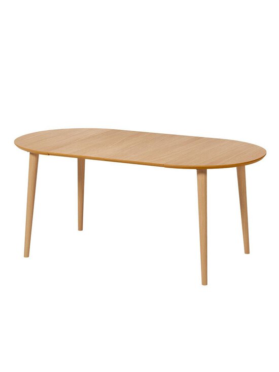 Kave Home - Oqui -jatkettava ruokapöytä tammi ⌀ 90/170 cm - BEIGE | Stockmann - photo 2