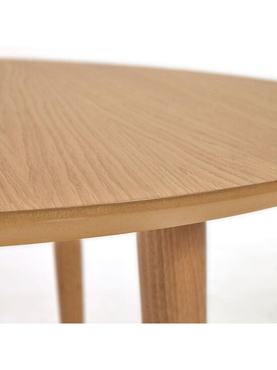 Kave Home - Oqui -jatkettava ruokapöytä tammi ⌀ 90/170 cm - BEIGE | Stockmann - photo 3