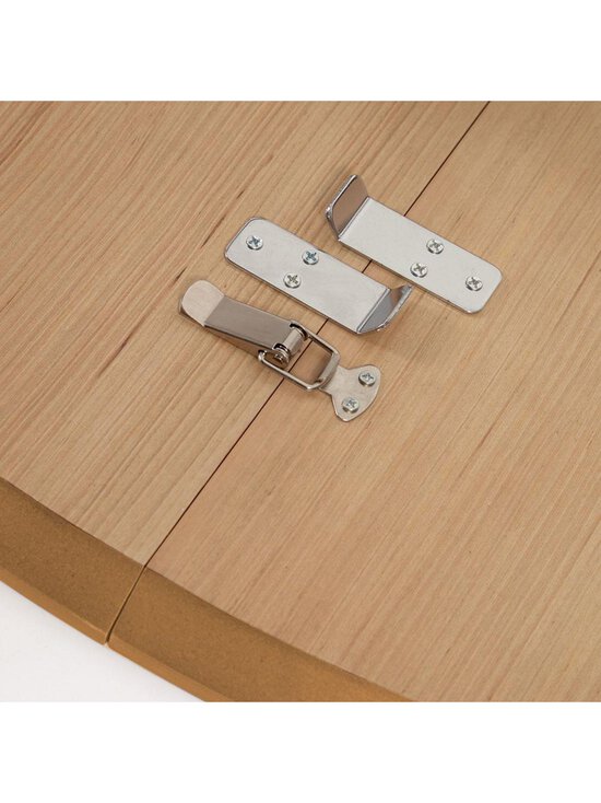 Kave Home - Oqui -jatkettava ruokapöytä tammi ⌀ 90/170 cm - BEIGE | Stockmann - photo 7