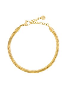 Edblad - Herringbone Bracelet Gold -rannekoru - GOLD | Stockmann