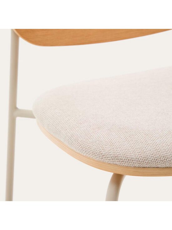 Kave Home - Meli-tuoli Belfast-kangas beige / beige metalli / puu - BEIGE | Stockmann - photo 8
