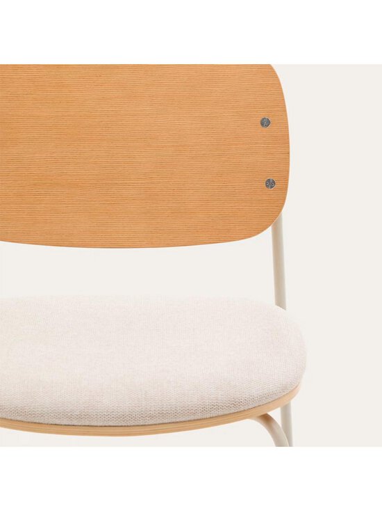 Kave Home - Meli-tuoli Belfast-kangas beige / beige metalli / puu - BEIGE | Stockmann - photo 9