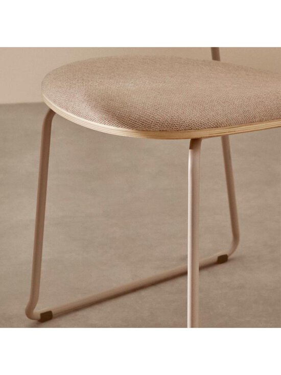 Kave Home - Meli-tuoli Belfast-kangas beige / beige metalli / puu - BEIGE | Stockmann - photo 6