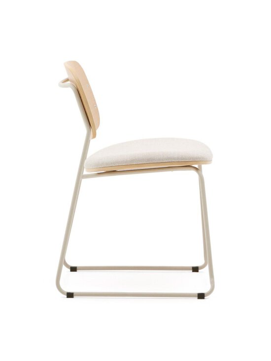 Kave Home - Meli-tuoli Belfast-kangas beige / beige metalli / puu - BEIGE | Stockmann - photo 2