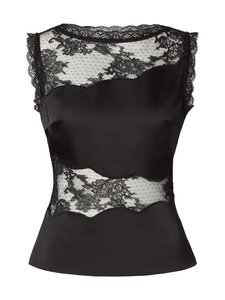 Malina - Desire Lace Trimmed -pusero - BLACK | Stockmann